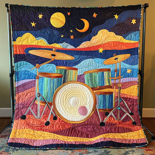 Drums and Dreams Quilted Blanket NCU0PT6032
