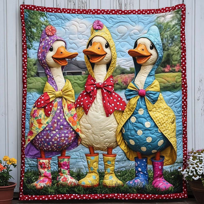 Duck Meadow Joy Quilted Blanket NCU0NT8246