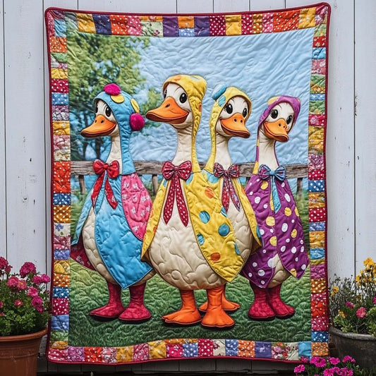 Duck Pond Serenade Quilted Blanket NCU0NT8247