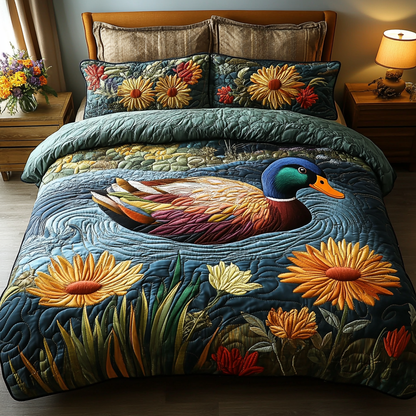 Duckling Joy Quilted Bedding Set NCU0DK6437