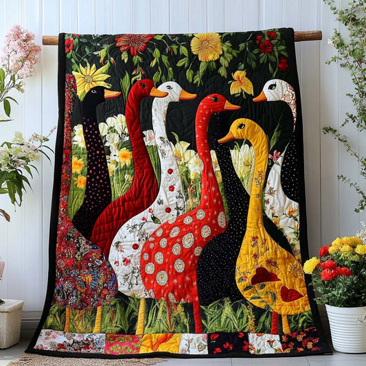 Duckling Parade Quilted Blanket NCU0NT8248