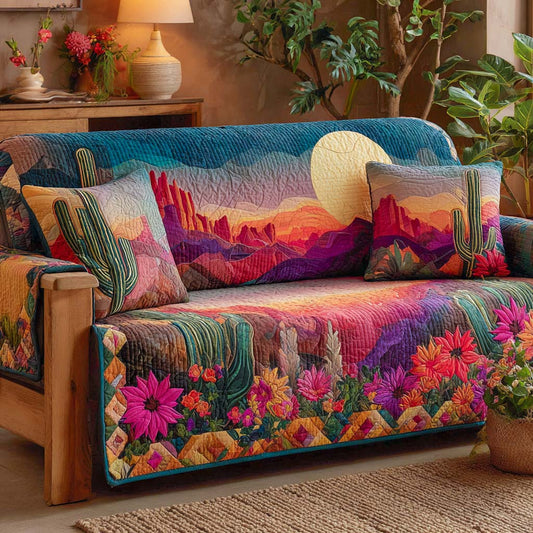 Dune Dream Quilted Sofa Cover NCU0XD1487