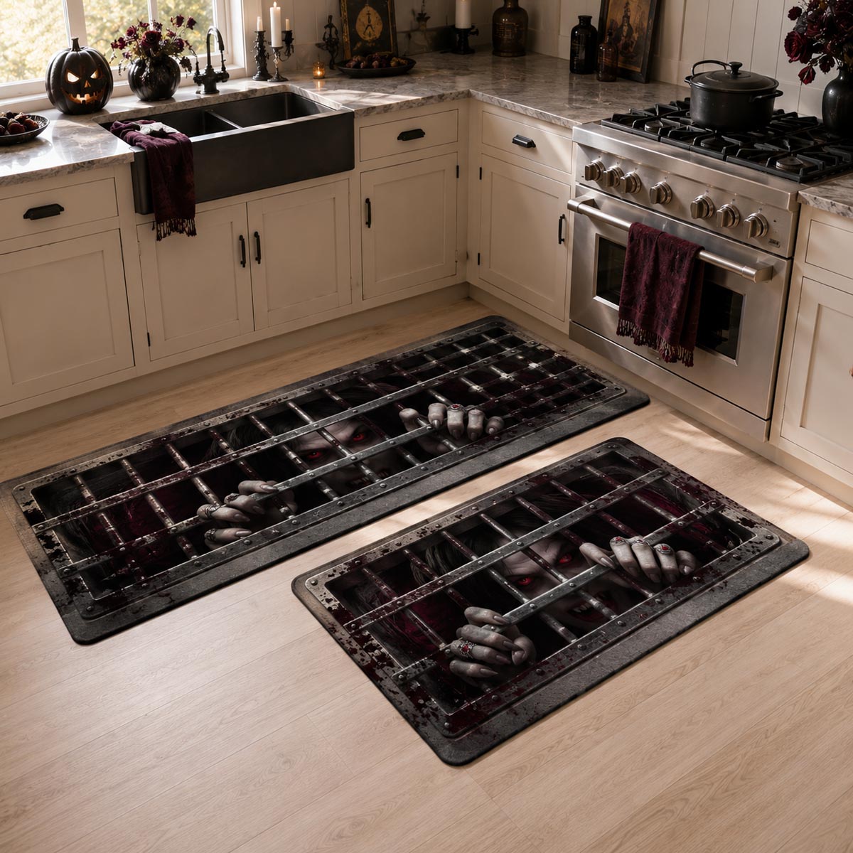 Dungeon Hands Kitchen Area Rug NCU0DV10055