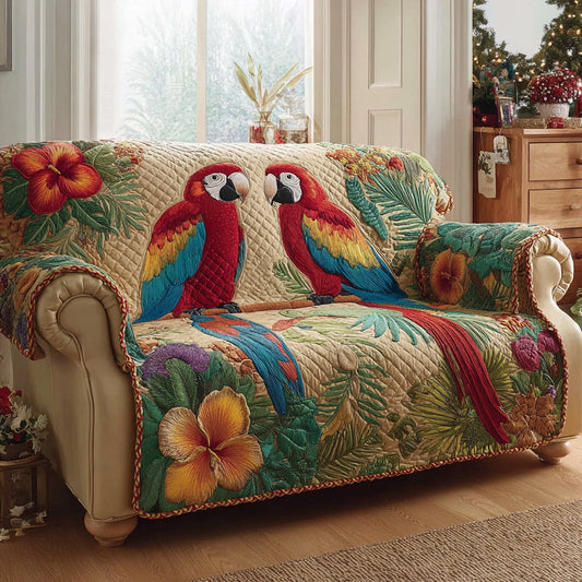Duo Parrot Harmony Quilted Sofa Cover NCU0HH1599