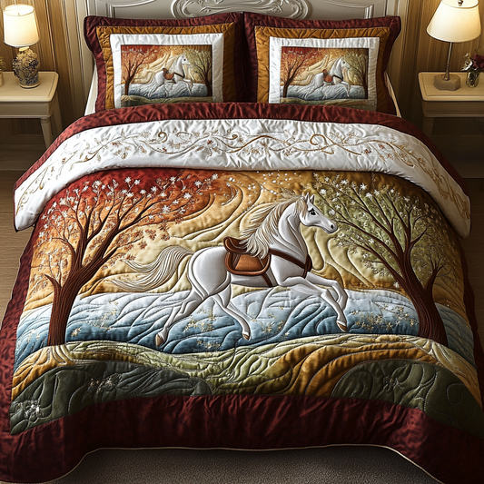 Dusk Run 3-Piece Quilted Bedding Set NCU0VH1440