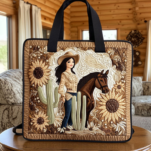 Dust Petals Quilted Tote Bag NCU0DV6770