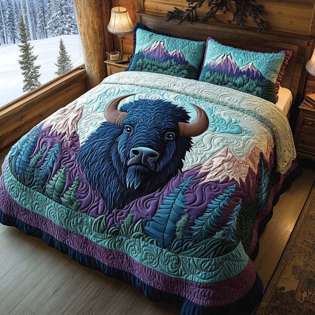 Dust Storm 3-Piece Quilted Bedding Set NCU0DV7422