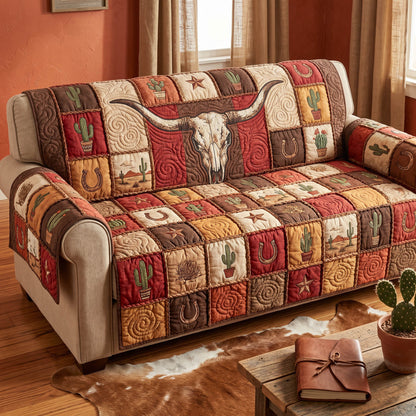 Dustborn Skull Quilted Sofa Cover NCU0TD2744