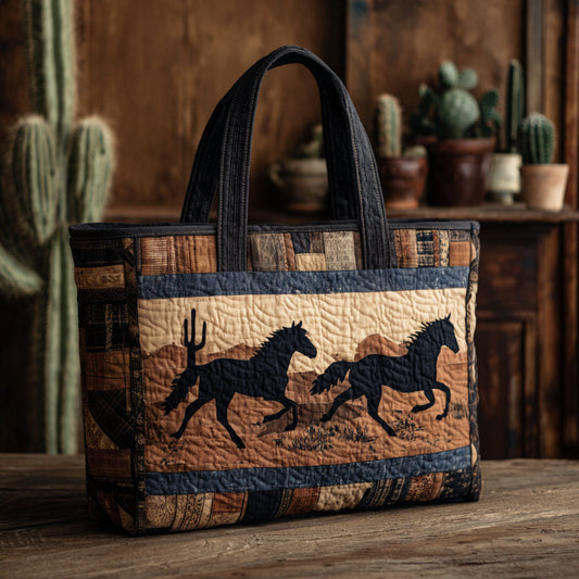 Dusty Hooves Quilted Tote Bag NCU0PT8618