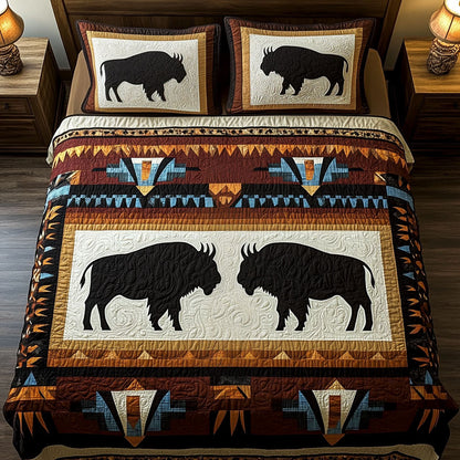 Dusty Prairie 3-Piece Quilted Bedding Set NCU0PT3018