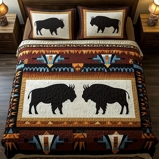 Dusty Prairie 3-Piece Quilted Bedding Set NCU0PT3018