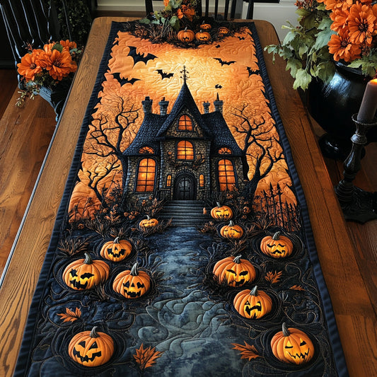 Dusty Shadows Quilted Table Runner NCU0DV7157