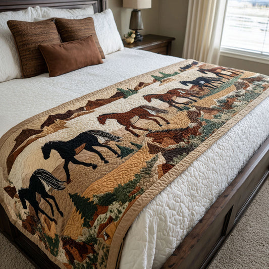 Dusty Spur Quilted Bed Runner NCU0PT8651