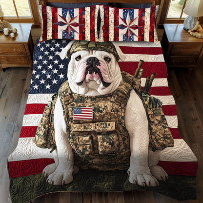 Duty and Honor 3-Piece Quilted Bedding Set NCU0PT3122