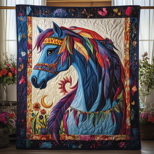 Blanket with horse design deals