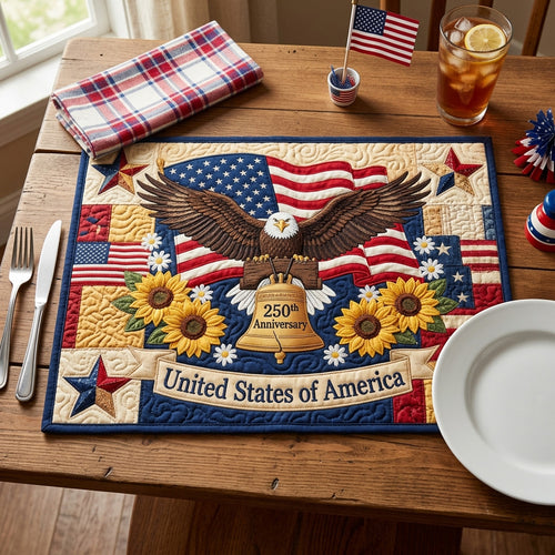 Eagle Feast Quilted Placemat NCU0TV1894