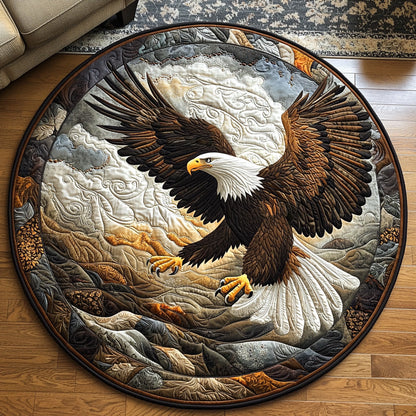 Eagle Heart Quilted Round Mat NCU0DV6727