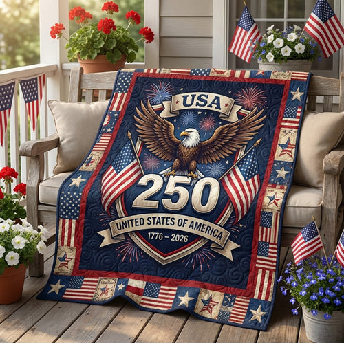 Eagle Honor Quilted Blanket NCU0TV1881