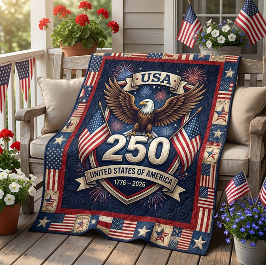 Eagle Honor Quilted Blanket NCU0TV1881