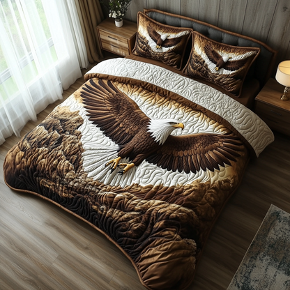 Eagle Horizon 3-Piece Quilted Bedding Set NCU0DV3087
