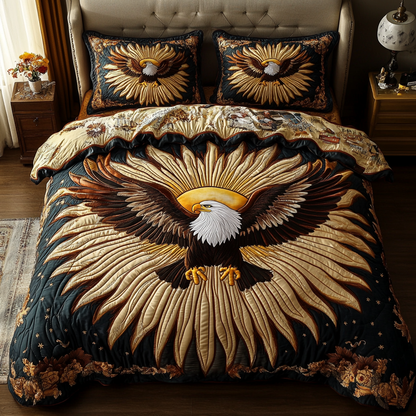 Eagle Majesty 3-Piece Quilted Bedding Set NCU0VH2229