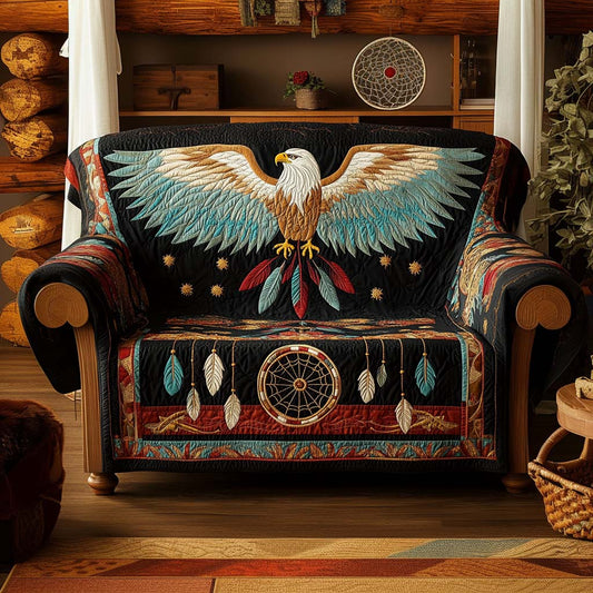 Eagle Spirit Quilted Sofa Cover NCU0NT10648