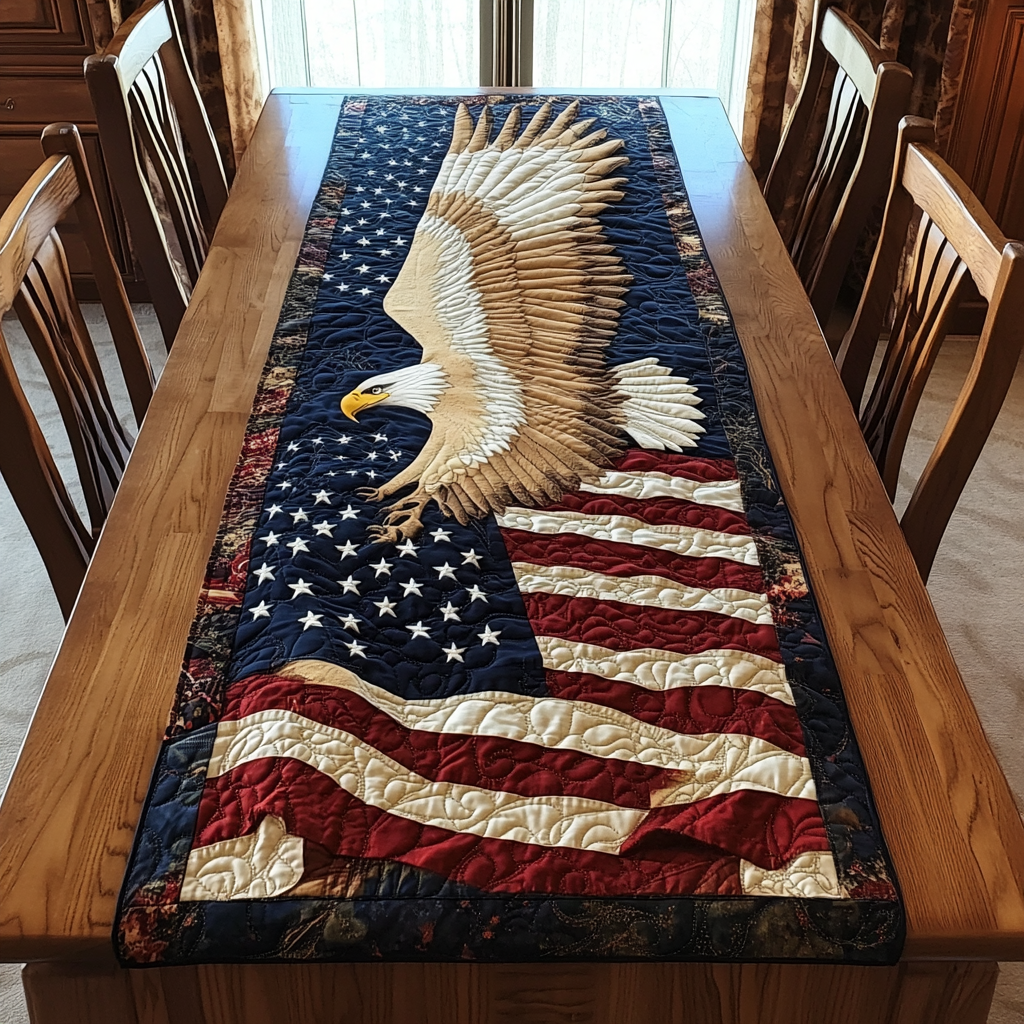 Eagle Spirit Quilted Table Runner NCU0DK8450