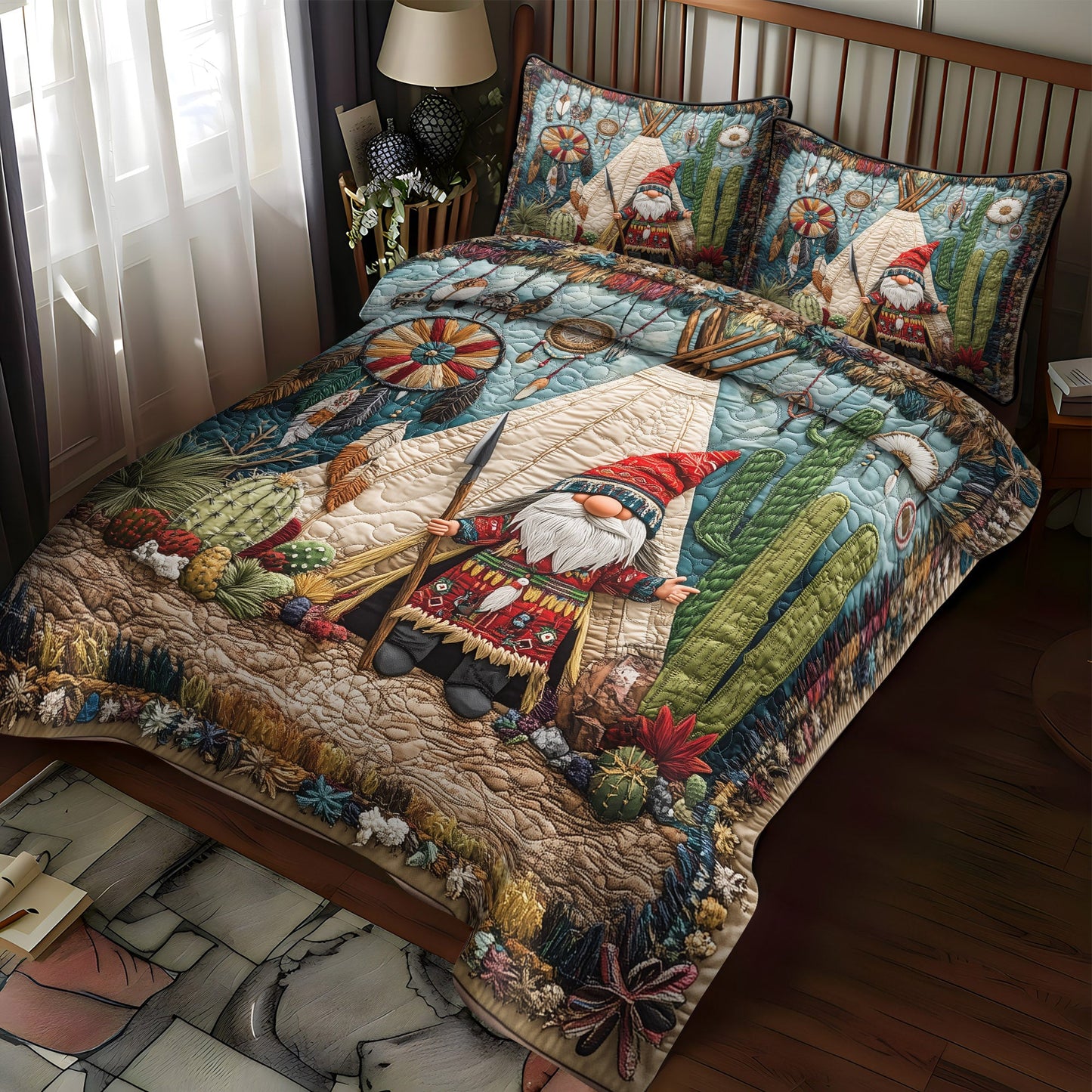 Eagle Vision 3-Piece Quilted Bedding Set NCU0PT2764