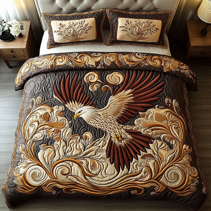 Eagle Wind 3-Piece Quilted Bedding Set NCU0DK9221