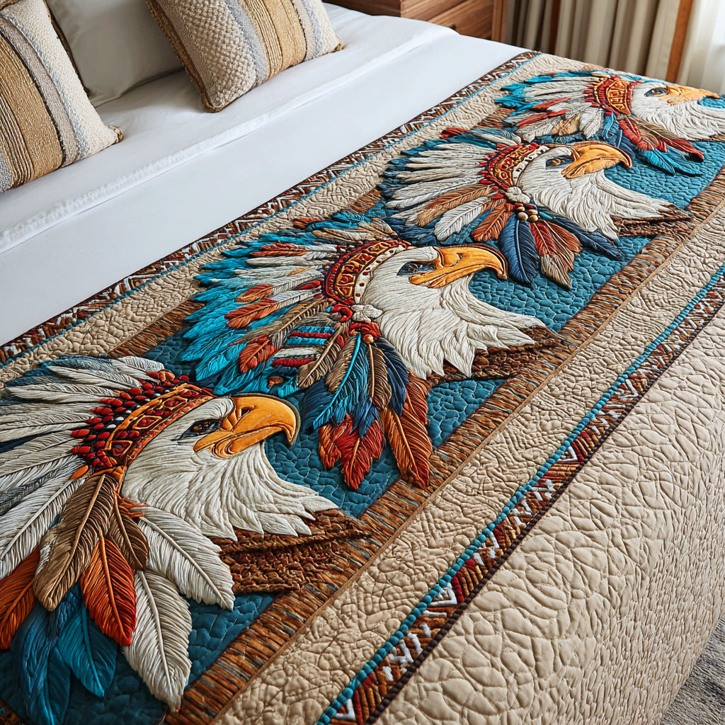 Eagle of Freedom Quilted Bed Runner NCU0TD1272