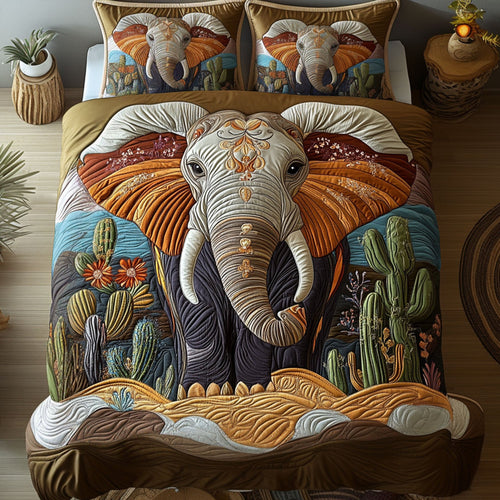 Earth Guardian 3-Piece Quilted Bedding Set NCU0PT7262