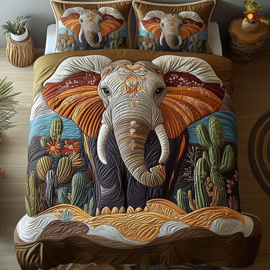 Earth Guardian 3-Piece Quilted Bedding Set NCU0PT7262