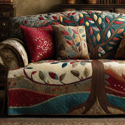 Earth Harmony Quilted Sofa Cover NCU0DV9196