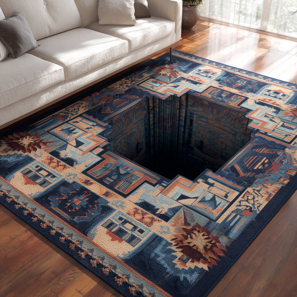 Earth Tones Area Rug NCU0VL3487