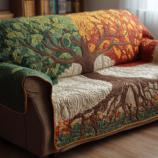 Earth Wisdom Quilted Sofa Cover NCU0TD2123
