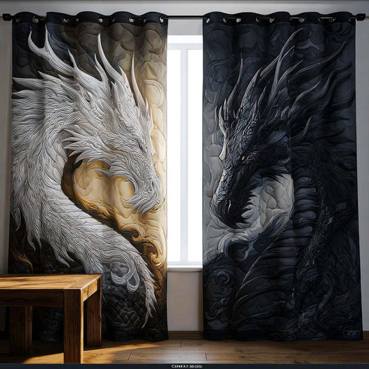 Earthbound Dragon Quilted Curtains NCU0NT11169