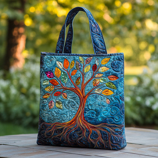 Earthbound Heart Quilted Tote Bag NCU0DV7147