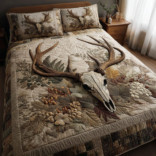 Earthbound Wild 3-Piece Quilted Bedding Set NCU0NT11996