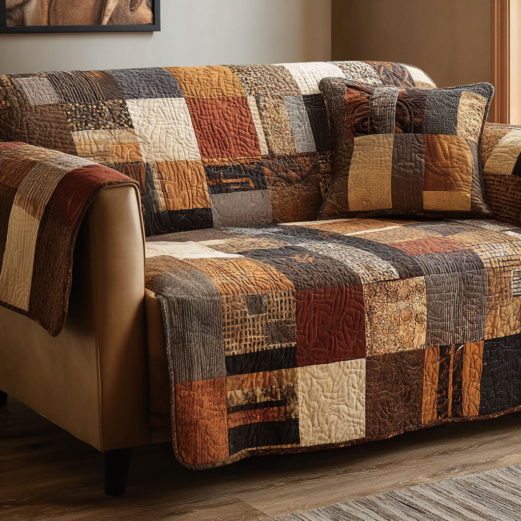 Earthcraft Patch Quilted Sofa Cover NCU0NT12111