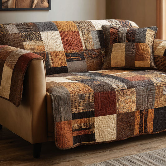 Earthcraft Patch Quilted Sofa Cover NCU0NT12111