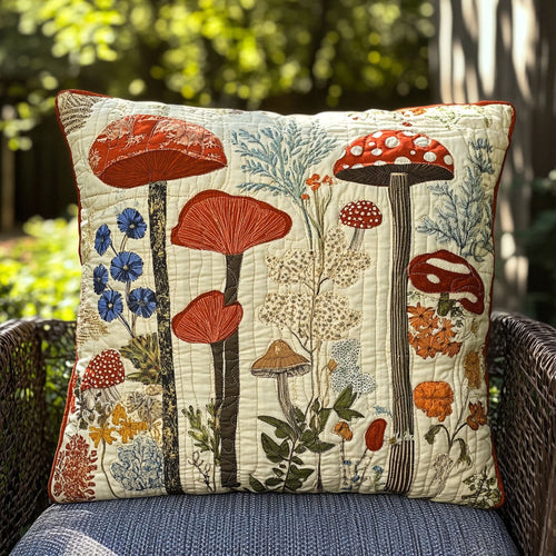 Earthly Fungi Quilted Pillow Case NCU0PT7171