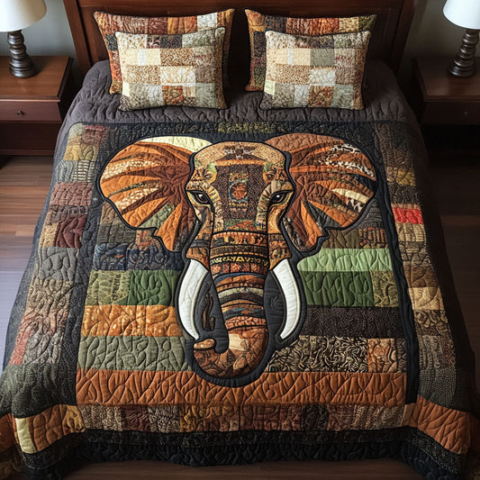 Earthy Guardian 3-Piece Quilted Bedding Set NCU0NT4603