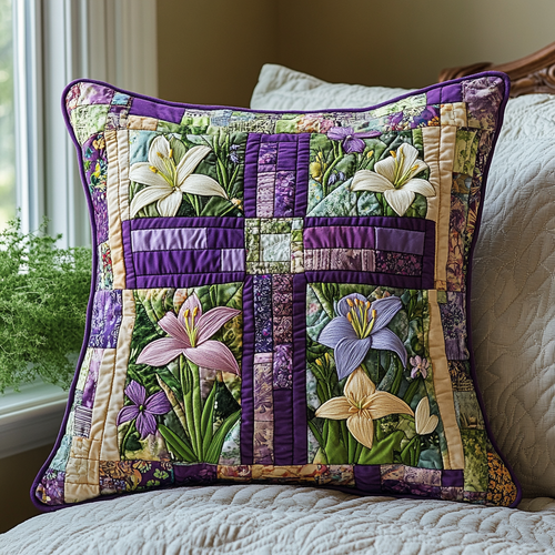 Easter Bliss Quilted Pillow Case NCU0DV3171