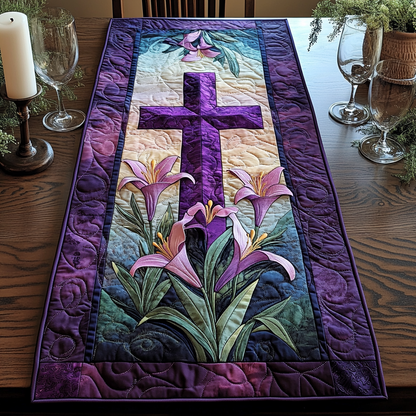 Easter Bliss Quilted Table Runner NCU0DV2881