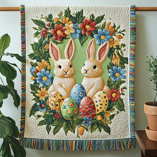 Easter Bliss Woven Sofa Blanket NCU0VH3431