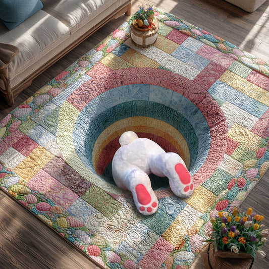 Easter Bunny Hideaway Area Rug NCU0PT11484