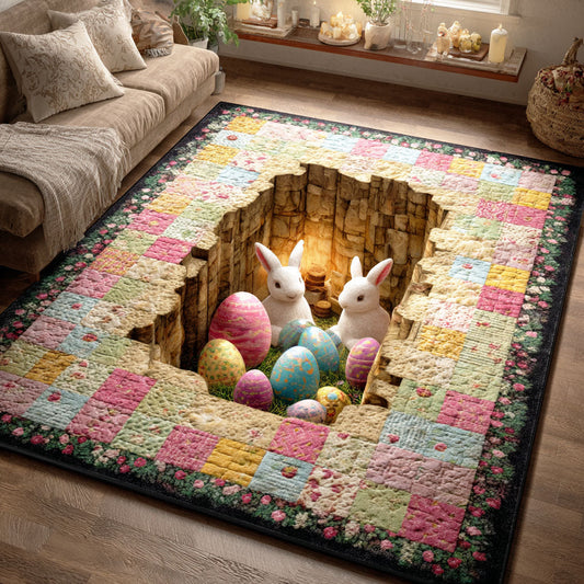 Easter Bunny Patch Area Rug NCU0TD2297