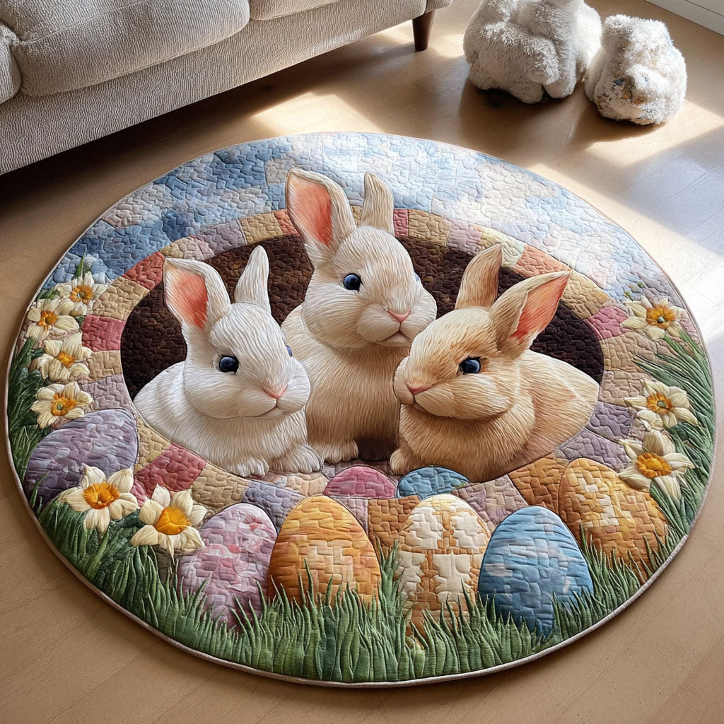 Easter Bunny Round Carpet NCU0NT12196