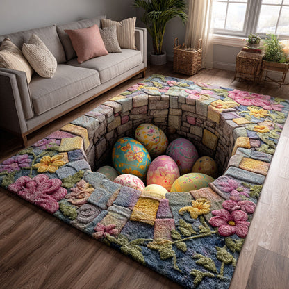 Easter Egg Bloom Area Rug NCU0TD2301