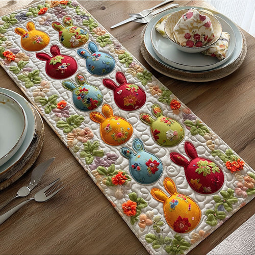 Easter Eggs Quilted Table Runner NCU0TD2320